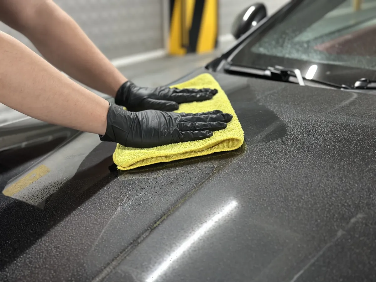 상부 오염 제거